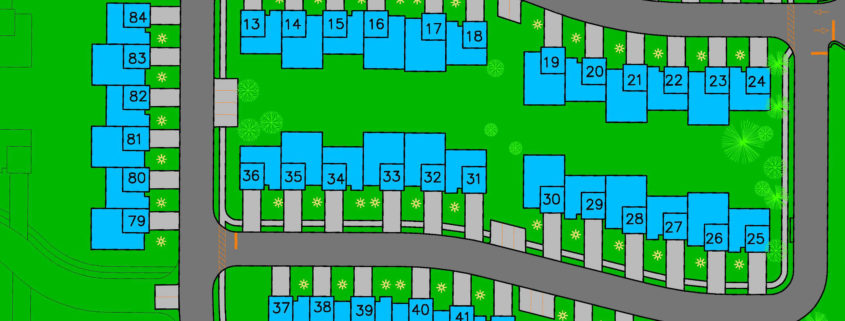 Residential Plot Drawing